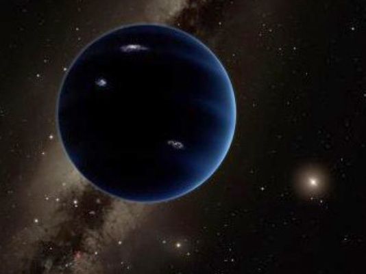 Artist's rendition of what the ninth planet might look like. Credit: (R. Hurt, Caltech).